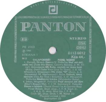 Pavel Bobek: Galaportrét (Nahrávky Z Let 1970 - 1986)