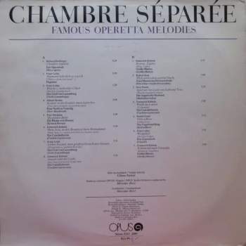 Viliam Farkaš: Chambre Séparée - Famous Operetta Melodies 