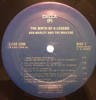Bob Marley & The Wailers: The Birth Of A Legend (2xLP)