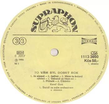 Karel Gott: To Vám Byl Dobrý Rok