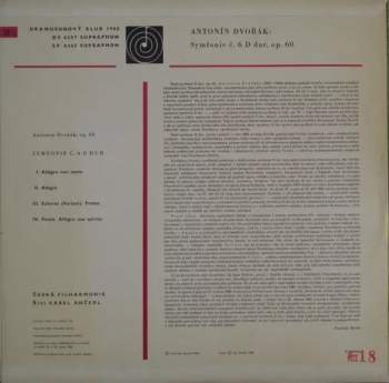 The Czech Philharmonic Orchestra: Symphony Č. 6 D. Dur Opus 60 