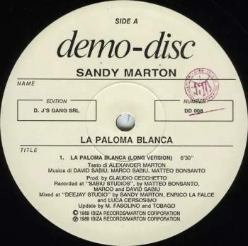 Sandy Marton: La Paloma Blanca