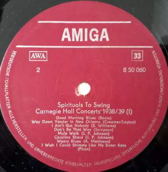 Various: Spirituals To Swing - Carnegie Hall Concerts 1938/39 (1)