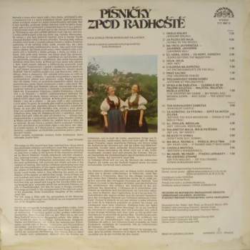 Cimbálová Muzika Vonička: Písničky Zpod Radhoště = Folk Songs From Moravian Vallachia