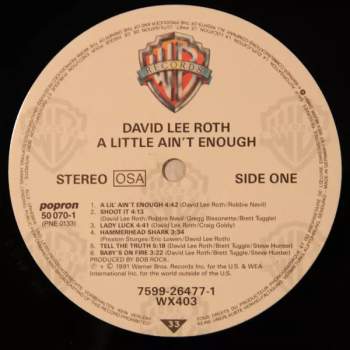David Lee Roth: A Little Ain't Enough