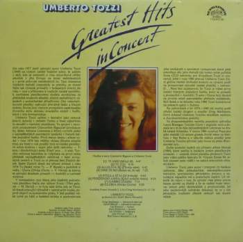 Umberto Tozzi: Greatest Hits In Concert