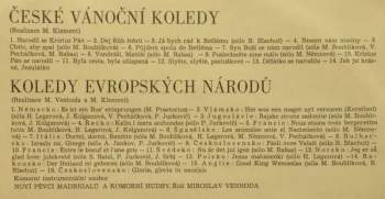 Miroslav Venhoda: České Vánoční Koledy / Koledy Evropských Národů
