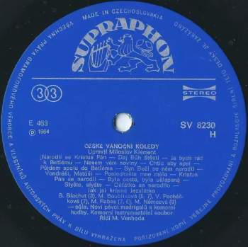 Miroslav Venhoda: České Vánoční Koledy / Koledy Evropských Národů
