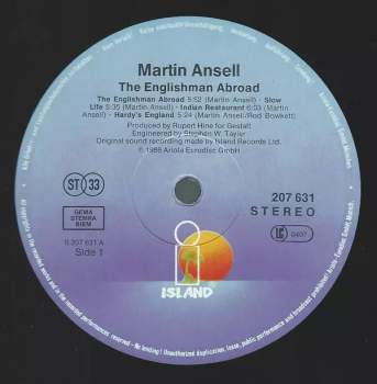 Martin Ansell: The Englishman Abroad