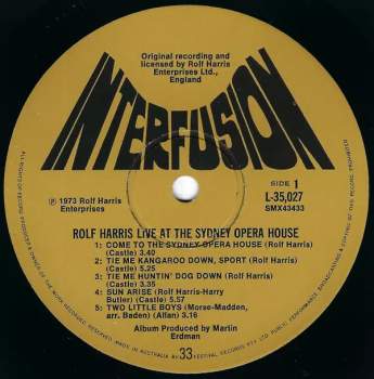 Rolf Harris: Live At The Sydney Opera House