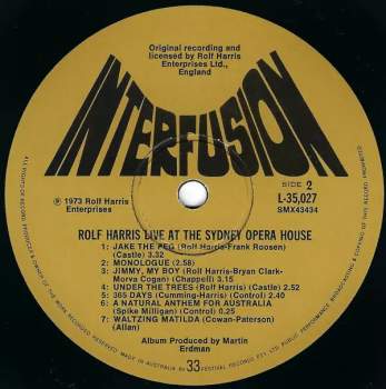Rolf Harris: Live At The Sydney Opera House