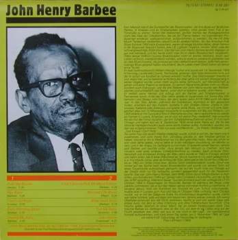 John Henry Barbee: John Henry Barbee
