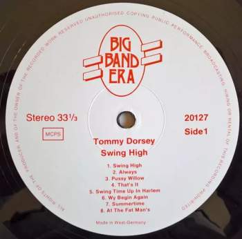 Tommy Dorsey: Swing High