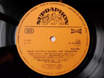 Classic Jazz Collegium: Ralph Sutton & Classic Jazz Collegium