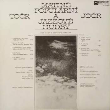 Czechoslovak Radio Dance Orchestra: Matiné Populární A Jazzové Hudby