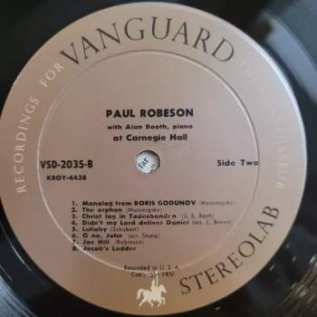 Paul Robeson: At Carnegie Hall