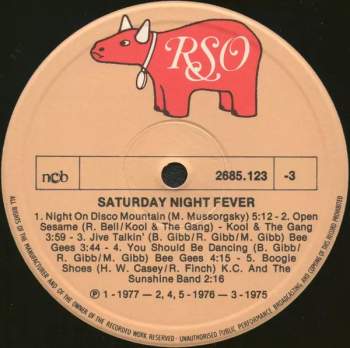 Various: Saturday Night Fever (The Original Movie Sound Track) (2xLP)