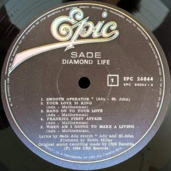 Sade: Diamond Life