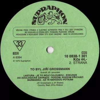Jiří Grossmann: To Byl Jiří Grossmann