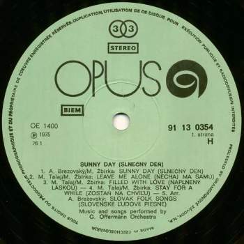 Gustáv Offermann: Sunny Day
