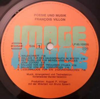 Poesie Und Musik: Francois Villon