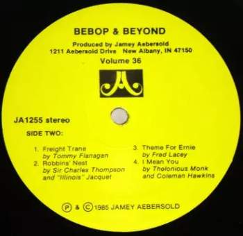 Jamey Aebersold: Bebop & Beyond: Volume 36