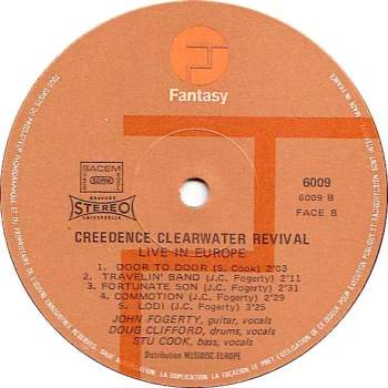 Creedence Clearwater Revival: Live In Europe