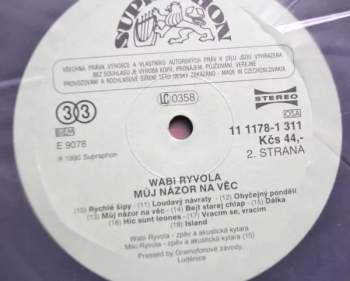 Wabi Ryvola: Můj Názor Na Věc