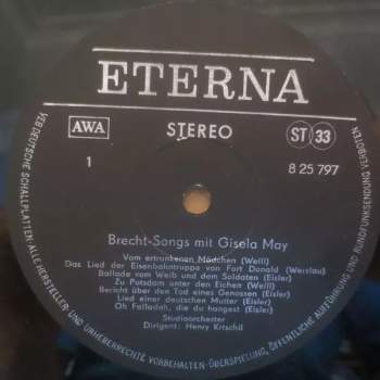 Gisela May: Brecht-Songs Mit Gisela May