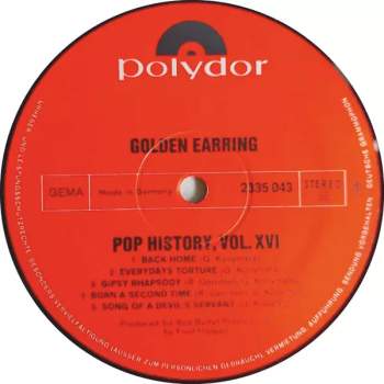 Golden Earring: Pop History Vol. 16