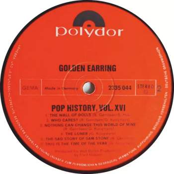 Golden Earring: Pop History Vol. 16