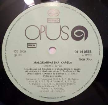Malokarpatská Kapela: Malokarpatská Kapela 1.