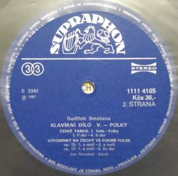 Bedřich Smetana: Klavírní Dílo - Polky