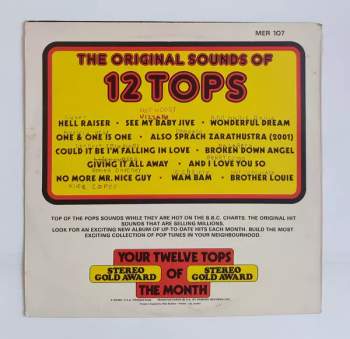 Unknown Artist: 12 Tops ( Todays Top Hits ) Volume 11