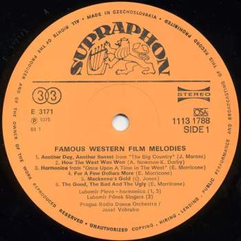 Czechoslovak Radio Dance Orchestra: Famous Western Film Melodies