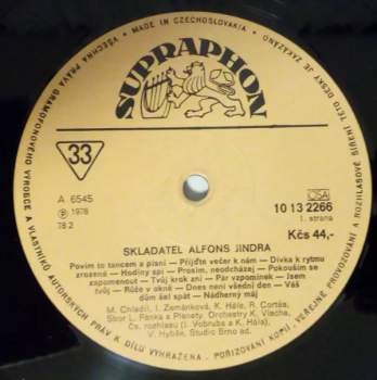 Alfons Jindra: Skladatel Alfons Jindra