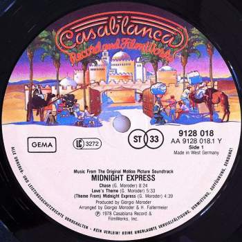Giorgio Moroder: Midnight Express (Music From The Original Motion Picture Soundtrack)