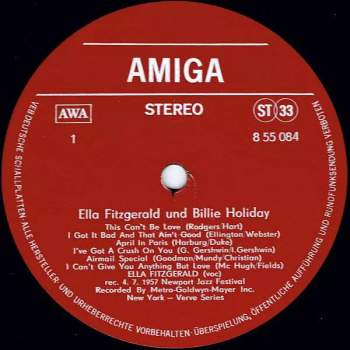 Ella Fitzgerald: Ella Fitzgerald Und Billie Holiday