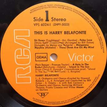 Harry Belafonte: This Is Harry Belafonte