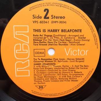 Harry Belafonte: This Is Harry Belafonte