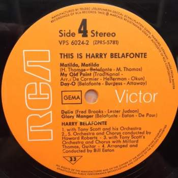 Harry Belafonte: This Is Harry Belafonte