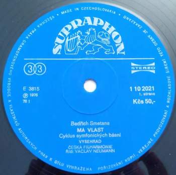 The Czech Philharmonic Orchestra: Má Vlast