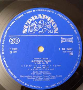 The Czech Philharmonic Orchestra: Slovanské Tance, Česká Suita