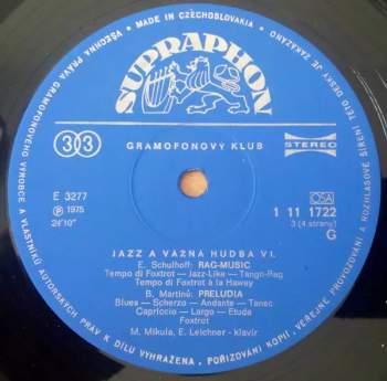 Bohuslav Martinů: Jazz A Vážná Hudba - Klavírní Skladby (2xLP + BOX + BOOKLET)