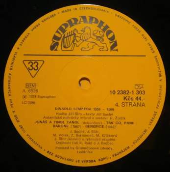 Jiří Suchý & Jiří Šlitr: Divadlo Semafor 1959 - 1969 (1-3) (3xLP + BOX + INSERT)