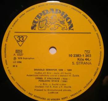 Jiří Suchý & Jiří Šlitr: Divadlo Semafor 1959 - 1969 (1-3) (3xLP + BOX + INSERT)