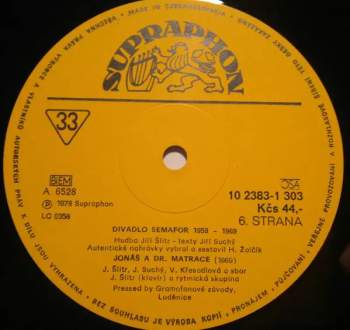 Jiří Suchý & Jiří Šlitr: Divadlo Semafor 1959 - 1969 (1-3) (3xLP + BOX + INSERT)
