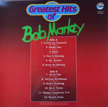 Bob Marley: Greatest Hits Of