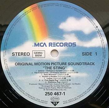 Marvin Hamlisch: The Sting (Original Motion Picture Soundtrack)