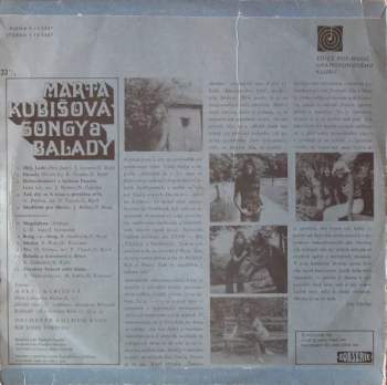 Marta Kubišová: Songy A Balady